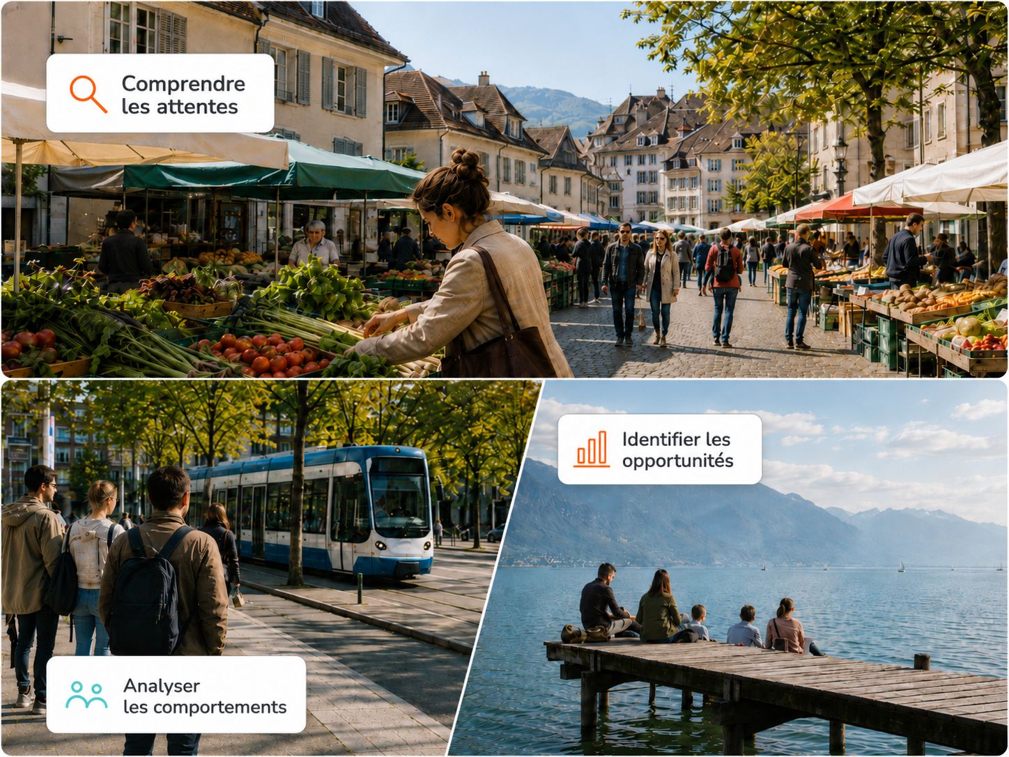 Scènes de vie en Suisse romande : comprendre les attentes, analyser les comportements et identifier les opportunités